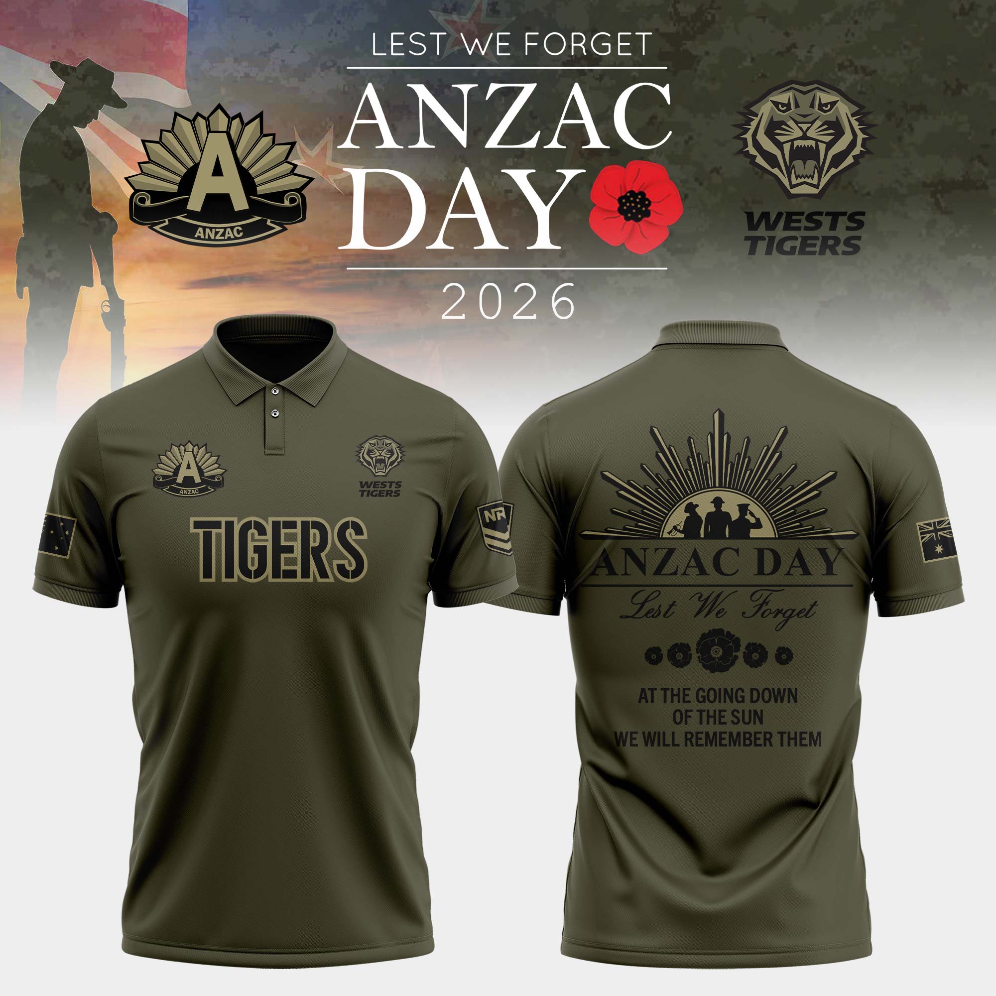 Wests Tigers Anzac Day Polo